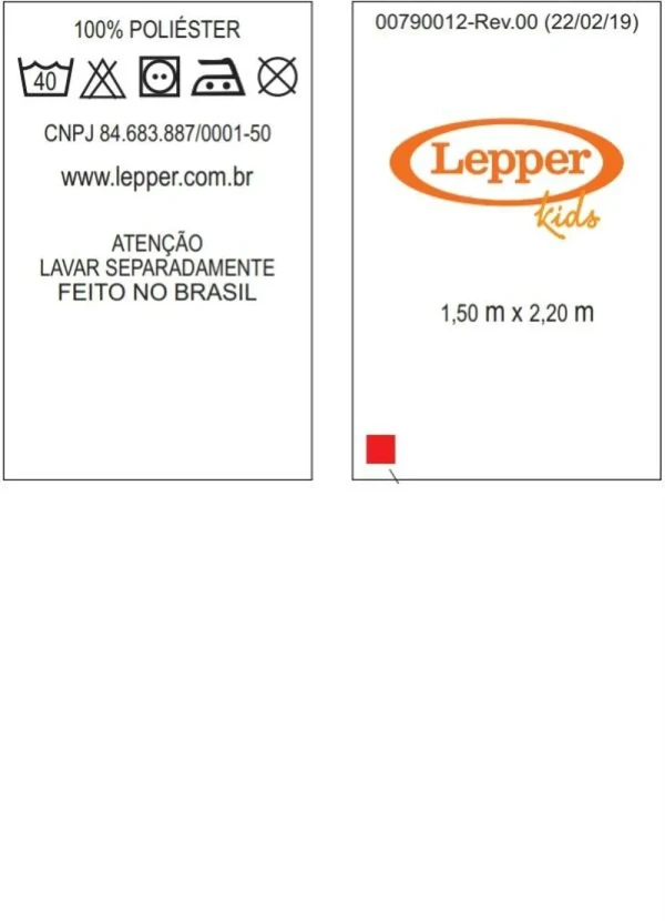 Lepper - Edredom Mundo Bita Solteiro 1 Peça 4