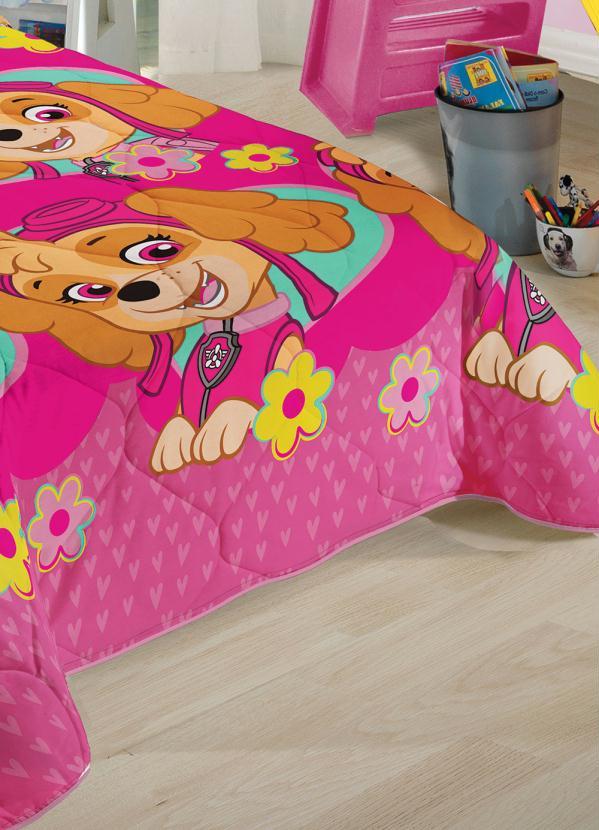 Lepper - Edredom Patrulha Canina Menina Solteiro 1 Peça 2