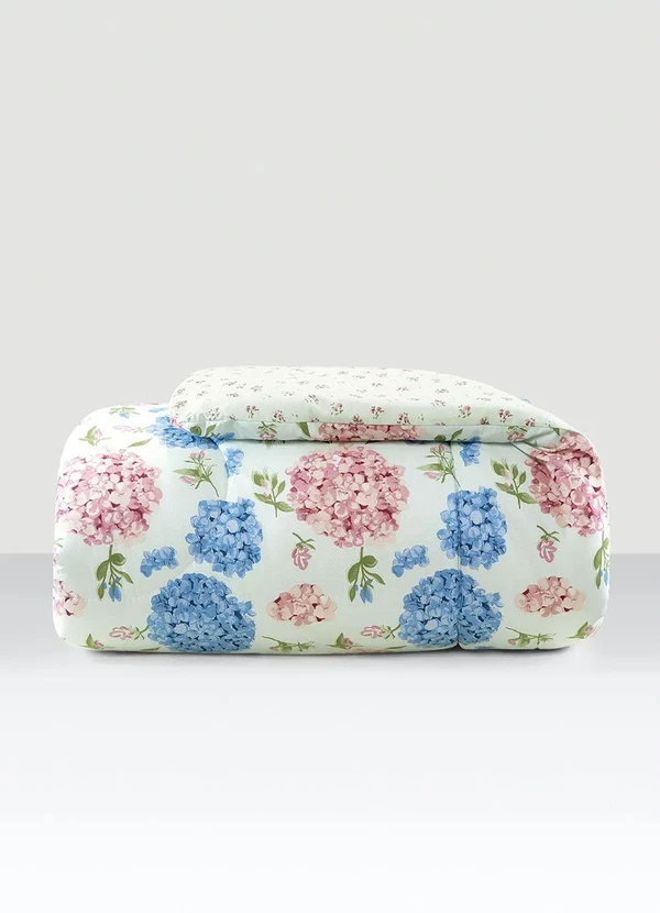 Mundo Lar - Edredom 150 Fios Algodão Floral Queen 1 Peça 2