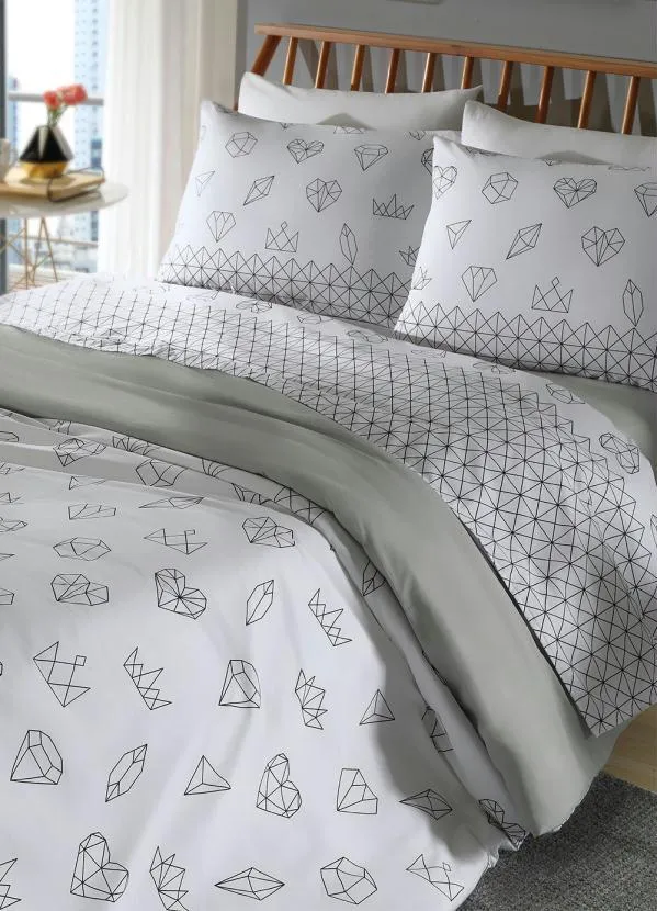 Mundo Lar - Edredom 150 Fios Geométrico Queen 1 Peça 2