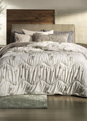 Rovi Home - Edredom Blend Comfort Queen Bege - ROVI HOME