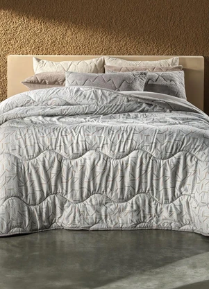 Rovi Home - Edredom Blend Comfort Queen Cinza - ROVI HOME