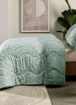 Rovi Home - Edredom Blend Comfort Queen Verde - ROVI HOME