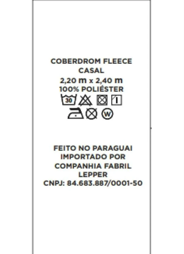 Lepper - Edredom Dupla Face Azul Casal 1 Peça 3