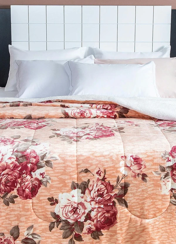 Lepper - Edredom Dupla Face Coral Queen 1 Peça 2