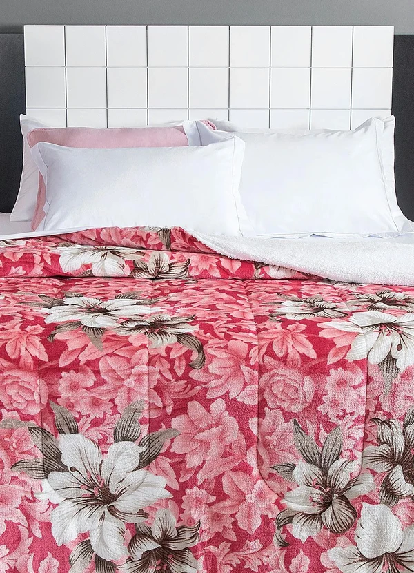 Lepper - Edredom Dupla Face Floral Queen 1 Peça 2