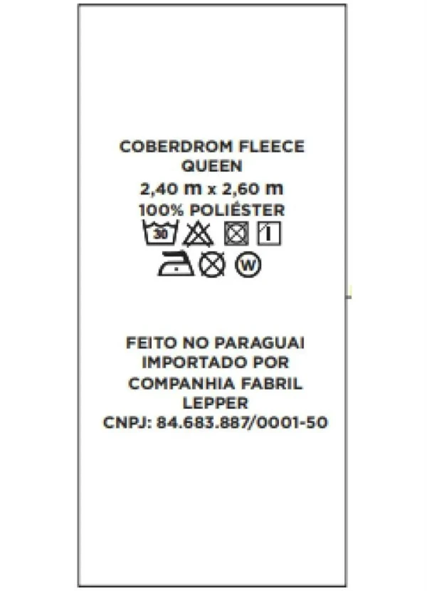 Lepper - Edredom Dupla Face Floral Queen 1 Peça 3