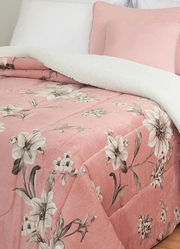 Lepper - Edredom Dupla Face Rosa Casal 1 Peça 3