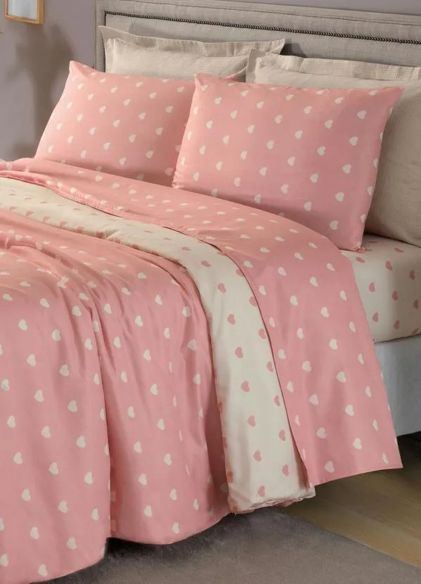 Mundo Lar - Jogo Capa de Edredom Rosa Queen 3 Peças 3