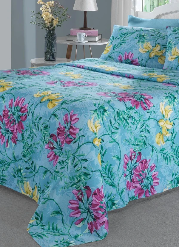 Mundo Lar - Edredom 150 Fios Algodão Flora Solteiro 1 Peça 4