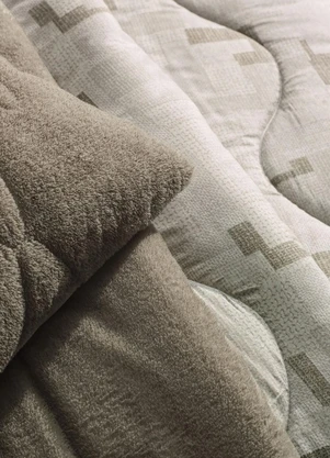 Rovi Home - Edredom Blend Confort Solteiro Bege - ROVI HOME