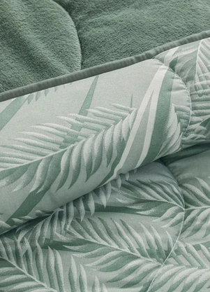 Rovi Home - Edredom Blend Confort Solteiro Verde - ROVI HOME