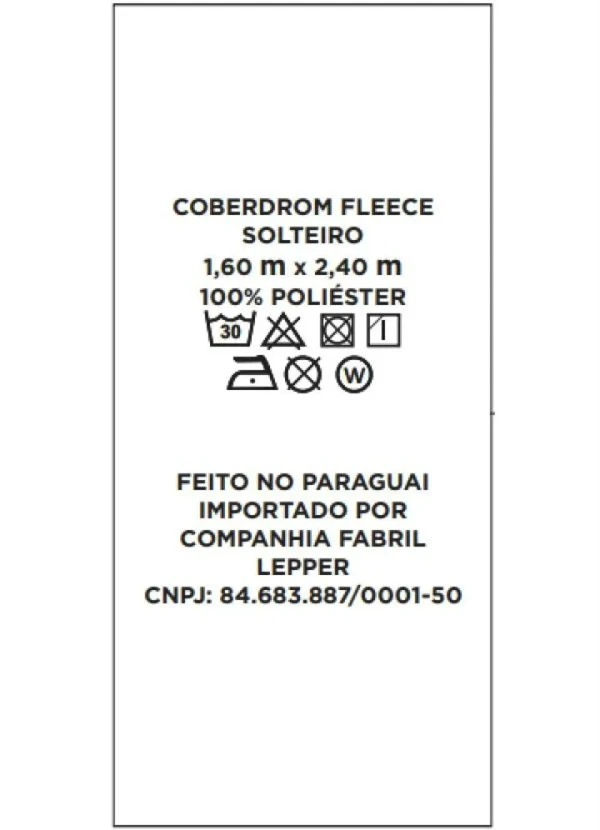 Lepper - Edredom Dupla Face Bege Solteiro 1 Peça 3