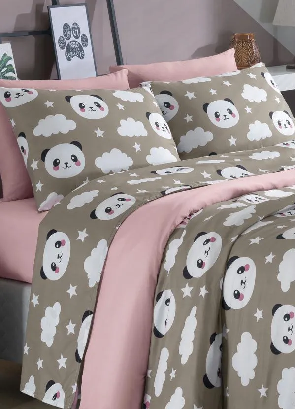 Mundo Lar - Jogo Capa de Edredom Cinza Solteiro 2 Peças 3