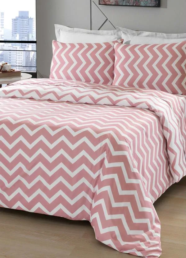 Mundo Lar - Jogo Capa de Edredom Rosa Solteiro 2 Peças 2