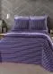 Mundo Lar - Jogo Capa de Edredom Roxo Casal 3 Peças - variação: Roxo (Solteiro)