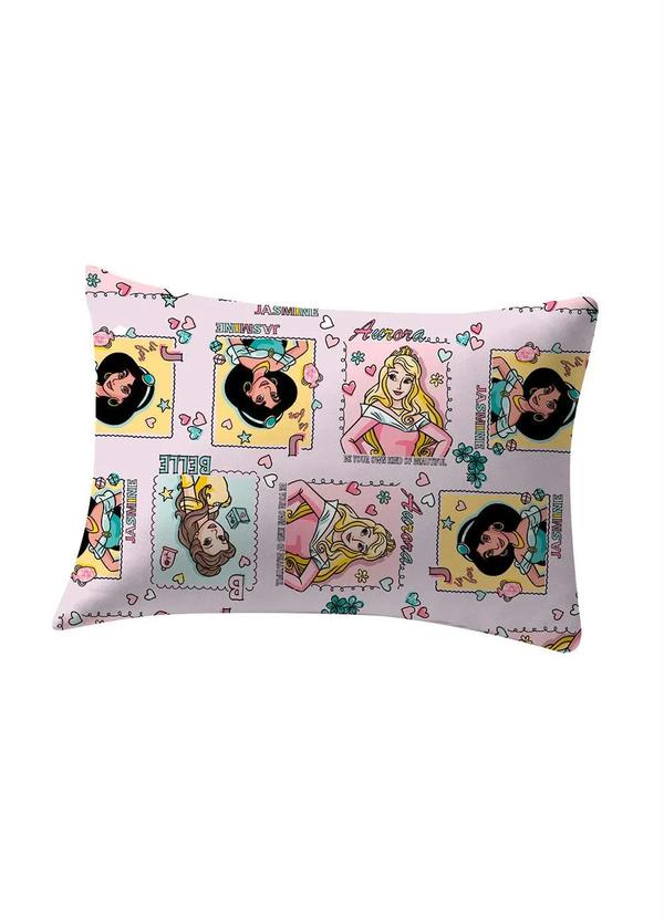 Portallar - Fronha Malha Retrato Princesas 1 Peça