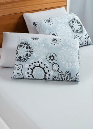 Fronha 200 Fios (Azul) 1 Pea