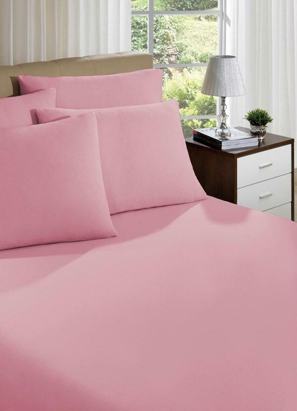 Portallar - Fronha Malha Rosa 1 Peça 2