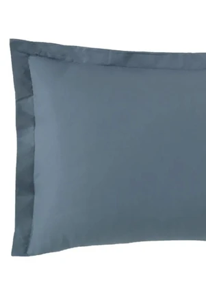 Rovi Home - Fronha Toque Acetinado com 3 Abas Azul - ROVI HOME
