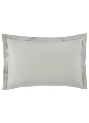 Rovi Home - Fronha Toque Acetinado com 3 Abas Cinza - ROVI HOME