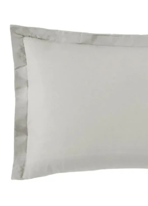 Rovi Home - Fronha Toque Acetinado com 3 Abas Cinza - ROVI HOME