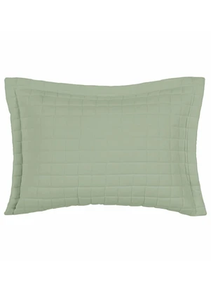 Rovi Home - Porta Travesseiro Malha Fio Penteado Verde - ROVI HOME