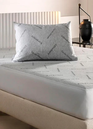 Rovi Home - Protetor de Travesseiro Carvão Ativado Branco - ROVI HOME