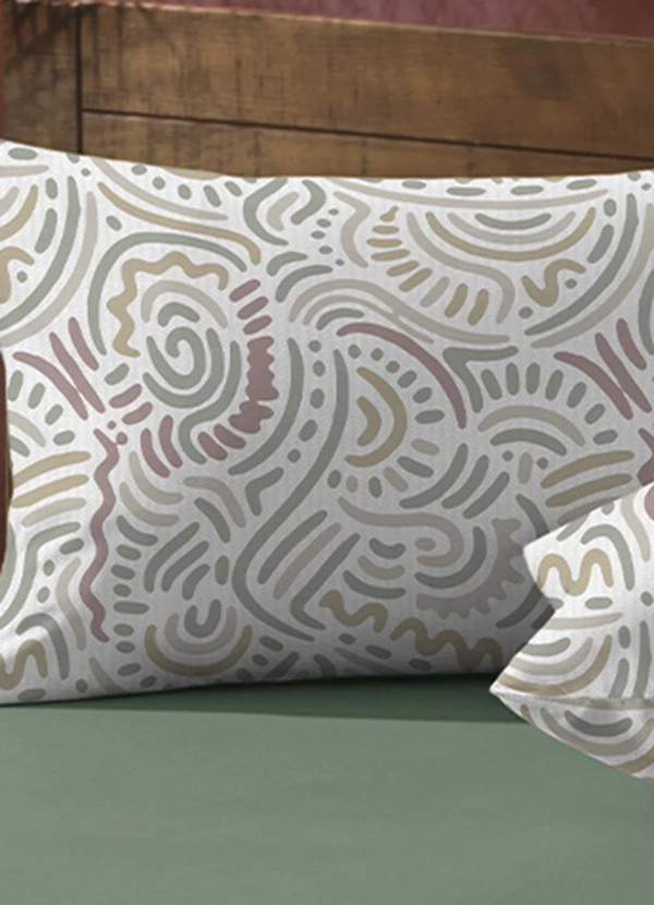 Lar e Lazer - Jogo Cama Simples 3pc Liso Toque Acetinado Verde 2