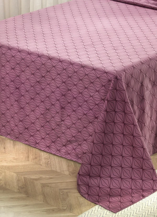 Mundo Lar - Jogo de Cama 150 Fios Azul Casal 4 Peças 3