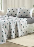 Jogo de Cama 150 Fios Corao Casal 4 Peas