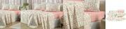 Jogo de Cama 150 Fios Floral Casal 4 Peas