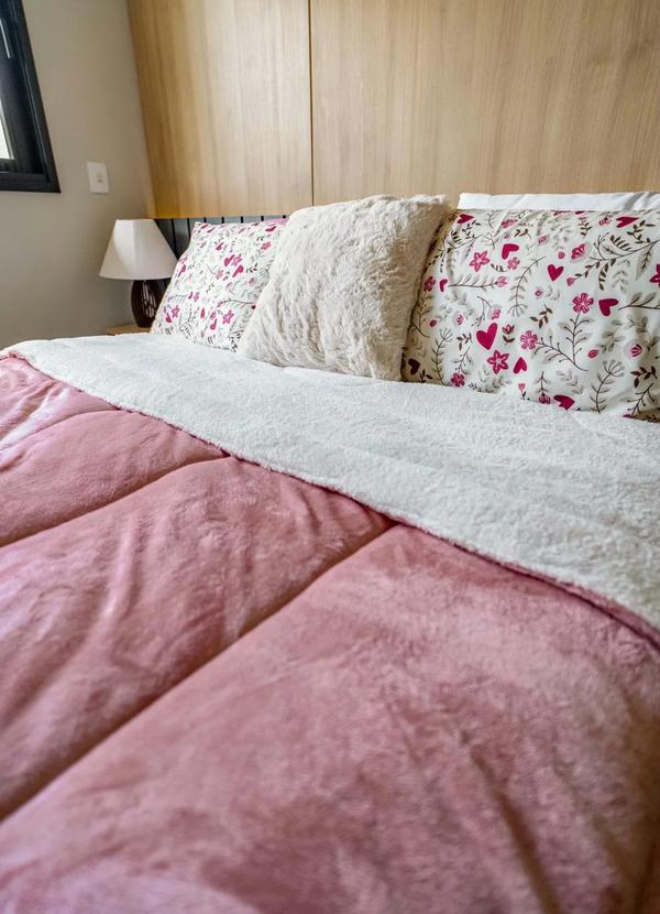 Mundo Lar - Jogo de Cama 150 Fios Floral Casal 4 Peças 7