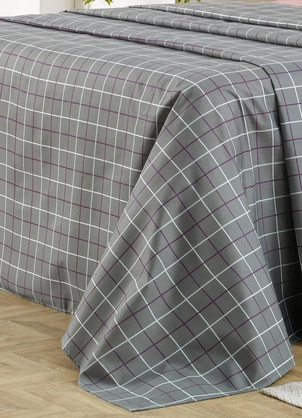 Ligasoft - Jogo de Cama 150 Fios Grid Casal 4 Peças 3