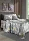 Mundo Lar - Jogo de Cama 200 Fios Cinza Solteiro 3 Peças - variação: Cinza (Casal)