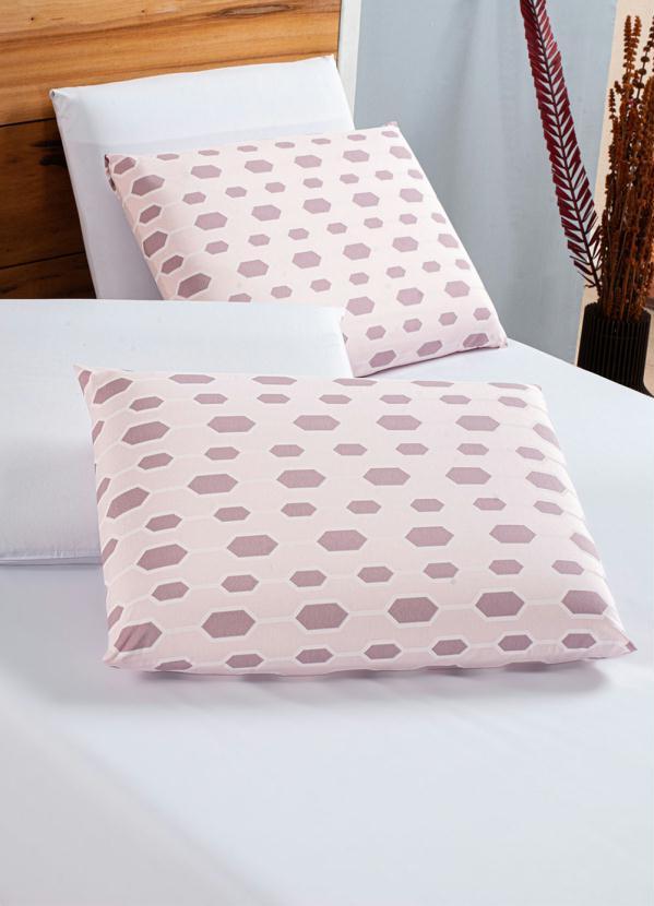 Lar e Lazer - Jogo de Cama 200 Fios Rosa Casal 3 Peças 2