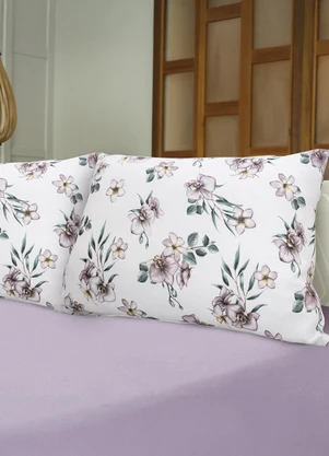 Portallar - Jogo de Cama Casal Curitiba Lilás - PORTALLAR