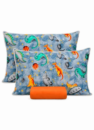 Rovi Home - Jogo de Cama Casal Game On Laranja - ROVI HOME