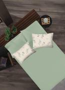 Jogo de Cama Casal Gramado/Verde 3 Pe�as