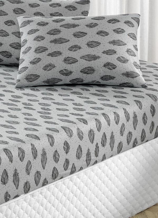 Portallar - Jogo de Cama Casal Pena 3 Peças 2