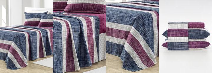 Jogo de Cama Listras Casal 4 Peas