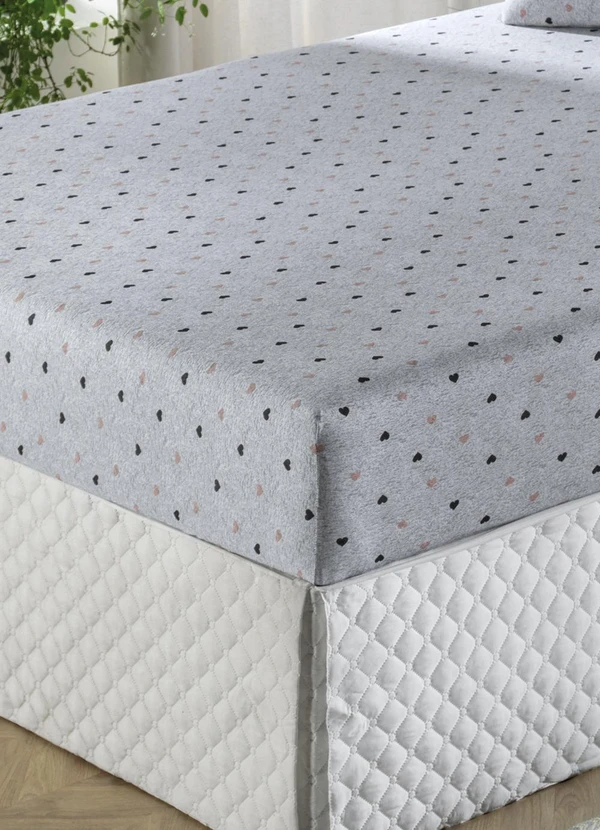 Portallar - Jogo de Cama Mini Corações Casal 3 Peças 3