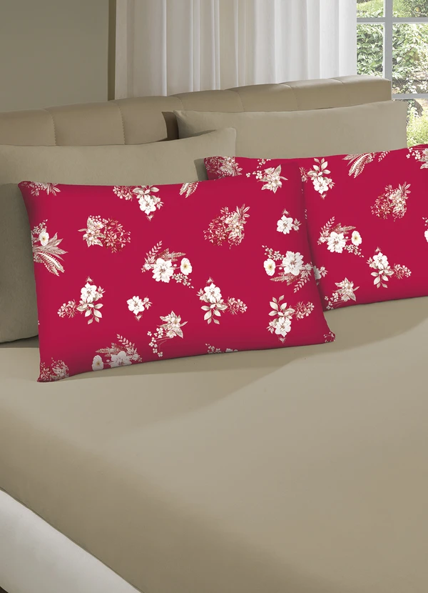 Portallar - Jogo de Cama Queen Floral 3 Peças