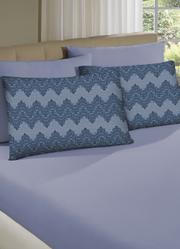 Jogo de Cama Queen Geom�trico 3 Pe�as