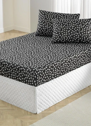 Portallar - Jogo de Cama Queen Laços 3 Peças - PORTALLAR