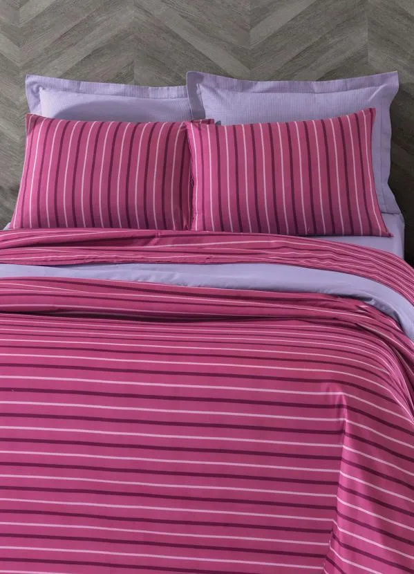 Mundo Lar - Jogo de Cama Rosa Casal 4 Peças 3