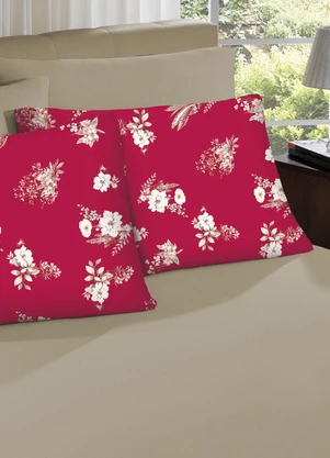 Portallar - Jogo de Cama Solteiro Floral 2 Peças - PORTALLAR