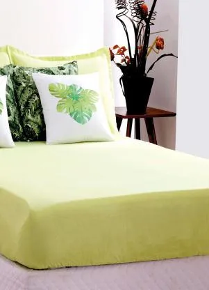 Lar e Lazer - Jogo de Cama Verde Casal 7 Peças - LAR E LAZER