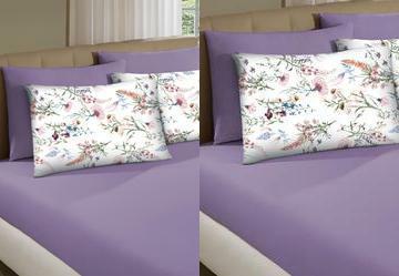 Jogo de Cama Casal Casa Violeta 3 Pe�as