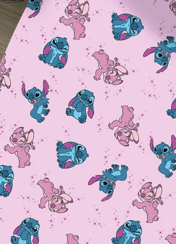 Portallar - Jogo de Cama Casal Stitch e Angel 3 Peças 4